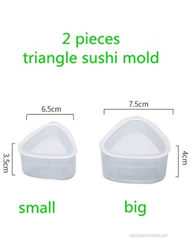 Set of 2 Triangle Sushi Mold Sushi Mold Rice Mold DIY Tool