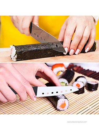 Sushi Kit Onigiri Mold 25pcs Sushi Making Kit Rice Ball Mold with Sushi Roller Sushi Mat Sushi Knife Chopstick Holder Sauce Dish for Sushi Maker DIY