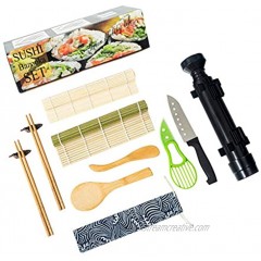 Sushi making kit Sushi roller Sushi kit Sushi set- sushi maker- Sushi bazooka sushi knife stainless sushi bamboo rolling mat Sushi making kit for beginners