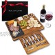 Extra Large Charcuterie Board Set w  Gift Box 19-Piece Cheese Board and Knife Set Wedding & Holiday Gift Platter or House Warming Present Acacia Wood & Slate Serving Tray for Meat Wine & Cheese
