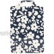 Floral Pattern Navy Blue 10 x 6.5 Ceramic Stoneware Cheese Cutting Board