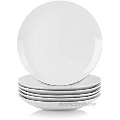 10 Strawberry Street Simply White 7.5 Coupe Salad Plate Set of 6