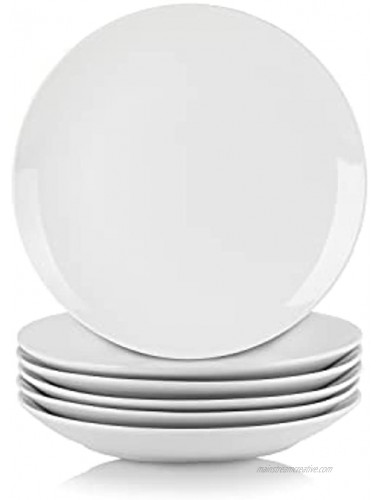10 Strawberry Street Simply White 7.5 Coupe Salad Plate Set of 6