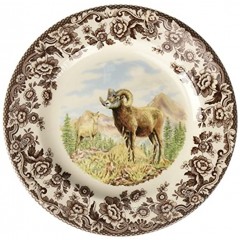 Spode 1597075 Woodland Bighorn Sheep Salad Plate…