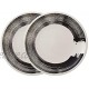 Villeroy & Boch Coffee Passion Awake Set of 2 Salad Plates 8.5 in Premium Porcelain Black White