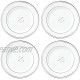 Lenox Federal Platinum Script Monogram Dinnerware Tidbit Plates Set of 4 Z
