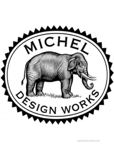 Michel Design Works Melamine Serveware Accent Plate Set Peppermint