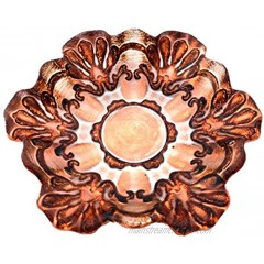 Red Pomegranate Gilded Tableware Canape Plate 6.5" Copper Clear