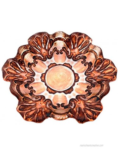 Red Pomegranate Gilded Tableware Canape Plate 6.5 Copper Clear