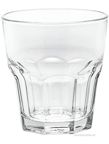 Otto 9 Ounce Rocks Glasses Set Of 6 Paneled Glass Tumblers Fine-Blown Tempered Dishwasher-Safe Clear Glass Cocktail Glasses For Cocktails Or Liquors Restaurantware