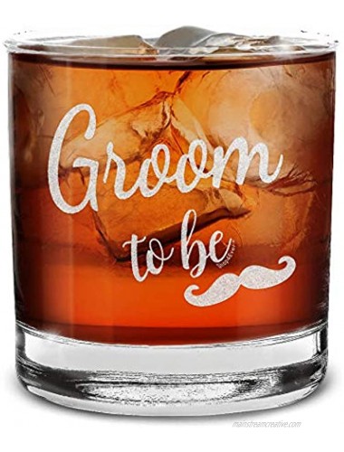 Shop4Ever Groom To Be Engraved Whiskey Glass