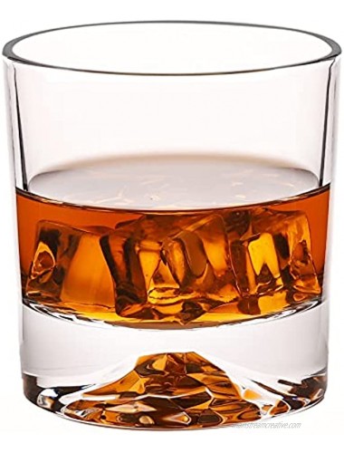 Whiskey Glasses Premium 10 Ounce Scotch Glasses Set of 6 Old Fashioned Whiskey Glasses Style Glassware for Bourbon Rum glasses Bar Tumbler Whiskey Glasses