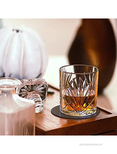 Whiskey Glasses Set of 6 10 oz Lead-Free Crystal Clear Whiskey Glass with Premium Gift Box Perfect for Bar Whiskey Scotch Bourbon and Old Fashioned Cocktails