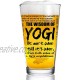 Yogi-isms Pint Beer Glass-16oz-Funny gift for Yogi Berra Fan Baseball Fan NY Yankees Fan Vintage Baseball-USA Made