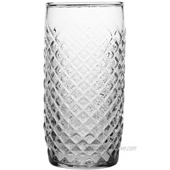 Anchor Hocking Crosshatch Drinking Glasses 1 Count Pack of 1 Clear
