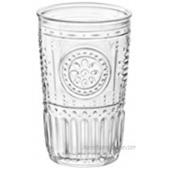 Bormioli Rocco Romantic Cooler Glass Set of 6 16 oz Clear