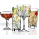 Godinger Barware Drinkware Mixology Set Gin Glasses Collins Tall Glasses Bar Cups and Champagne Coupes 8 pieces
