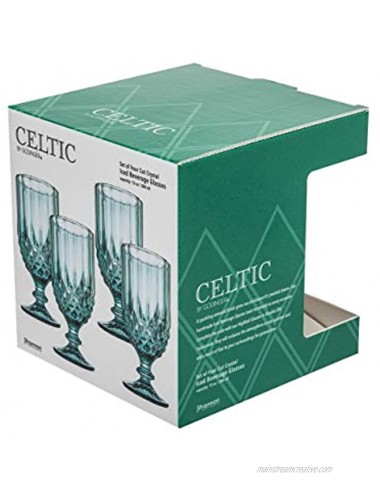Godinger Celtic Beverage Glass Set Iced Teas Set of 4