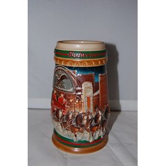 1997 Budweiser Holiday Stein Home for the Holidays