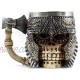 Acme Approved Knights of Terror Skull Mug Warrior Viking Mug Stein Tankard Skulls Coffee Wine Water Creative Halloween Creepy Gothic Style Coffee Mug
