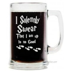 I Solemnly Swear That I Am Up To No Good 15oz. Beer Mug with Handle
