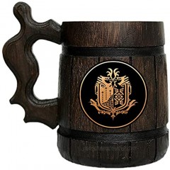 Monster Hunter World Mug. MHW Beer Mug. Gamer Gift. Beer Mug. Wooden Beer Mug. Gamer Mug. Monster Hunter Tankard. Gift For Him. Beer Stein Wood #107 0.6L 22 ounces