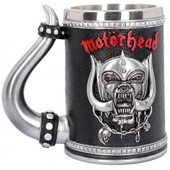 Nemesis Now Motorhead Tankard Mug 14cm Black Resin w Stainless Steel Insert