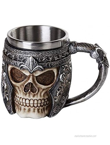 Pacific Giftware Medieval Viking Warrior Helmet Skull Mug Gothic Tankard 11oz Beer Mug Drinking Vessel