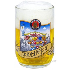 Paulaner Oktoberfest 2014 Seidel Beer Mug Glass Tankard 16.9oz | 0.5l
